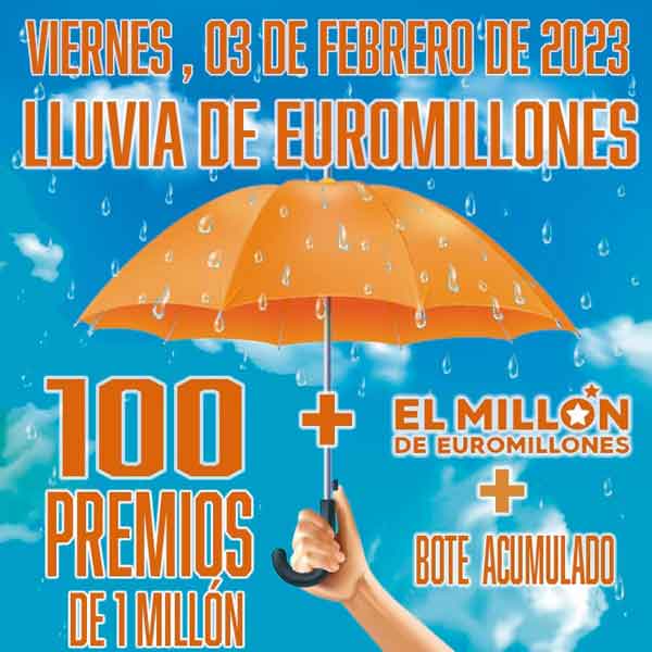 lluvia de millones del euromillón