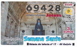 decimo lotería jueves 6abr23 loteriasyapuestas El Quijote