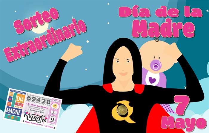Fondo sorteo lotería extraordinario Día de la Madre 2023 loteriasyapuestas El Quijote