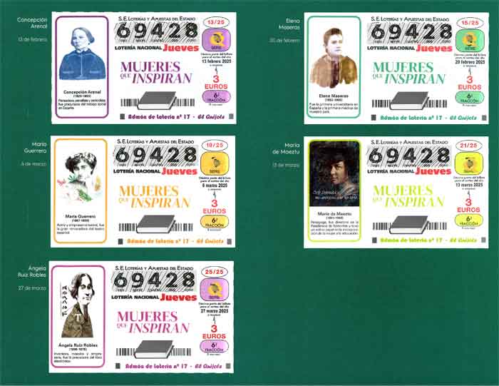 ALBUM MUJERES QUE INSPIRAN PAGINA 3 loteriasyapuestas El Quijote