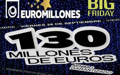26 de Septiembre Bote Especial Euromillones
