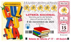 Décimo sorteo de la cultura 2025