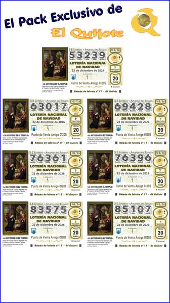 Ya a la venta Pack Exclusivo Lotería Navidad 2026