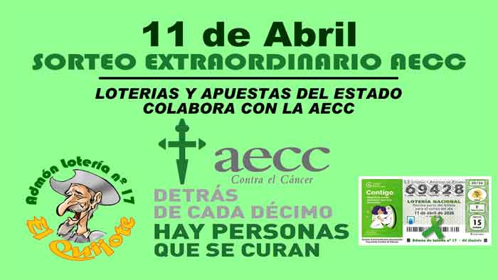 Sorteo Lotería AECC 2026
