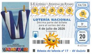 Décimo lotería Vacaciones 2026