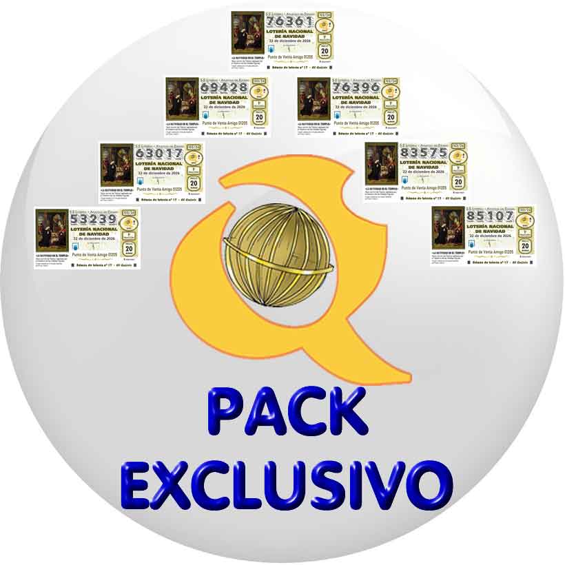 pack exclusivo lotería navidad 2026