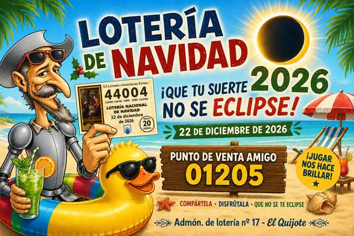 Ya está a la venta la Lotería de Navidad en El Quijote
